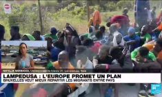 Lampedusa : "Ce matin, deux débarquements de plusieurs centaines de migrants"