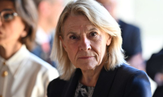 Catherine Pégard à l'abbaye de Pontlevoy, à Pontlevoy