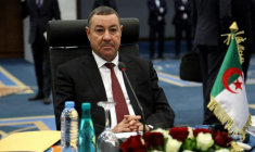 Le ministre algérien de l'Intérieur Saïd Sayoud participe à une rencontre avec son homologue français Laurent Nuñez, à Alger, le 16 février 2026 ( AFP / STRINGER )
