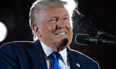 Donald Trump à Tuscaloosa, aux États-Unis, le 1er mai 2025. ( AFP / SAUL LOEB )