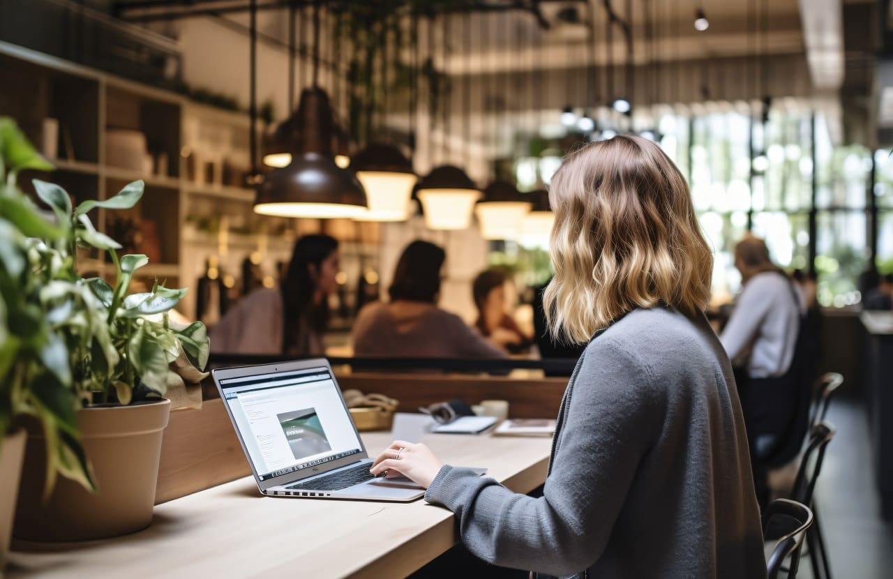 (Trouver un endroit inspirant pour travailler est un facteur clé pour le bien-être et la productivité de l'autoentrepreneur - Visuel Adobe Stock)