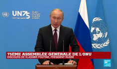 REPLAY- Discours du président russe Vladimir Poutine à l'occasion de la 75e Assemblée générale de l'ONU