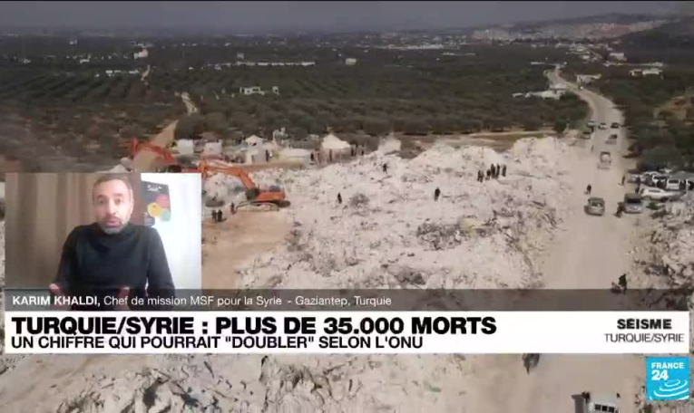 Séismes en Turquie et en Syrie : "on observe beaucoup d’initiatives de gens de la société civile"