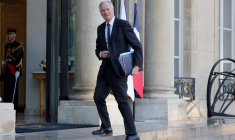 Michel Barnier à Paris, le 10 octobre 2024. ( AFP / LUDOVIC MARIN )