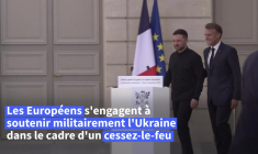 Zelensky salue une avancée "concrète" après l'engagement de 26 pays pour l'Ukraine