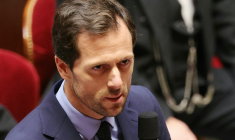 Mathieu Lefèvre à Paris, le 22 octobre 2025. ( AFP / ALAIN JOCARD )