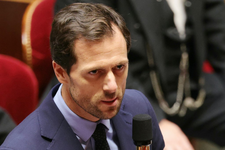 Mathieu Lefèvre à Paris, le 22 octobre 2025. ( AFP / ALAIN JOCARD )