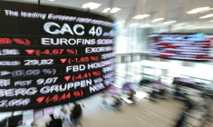 L'indice vedette de la Bourse de Paris a atteint mercredi un nouveau sommet historique. ( AFP / Thomas SAMSON )