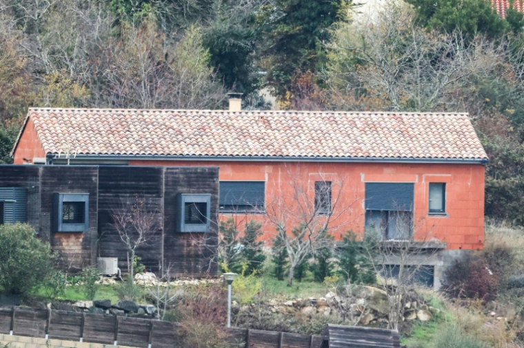 La maison de Delphine et Cédric Jubillar, le 13 décembre 2022 à Cagnac-les-Mines, dans le Tarn ( AFP / Charly TRIBALLEAU )