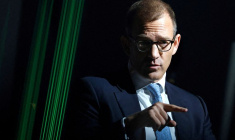 Daniel Kretinsky lors d'une conference à Prague