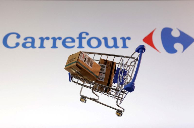Le logo de Carrefour