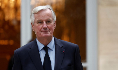 Family photo of the new French government at Matignon in Paris