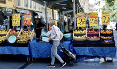 Un marché local à Nice