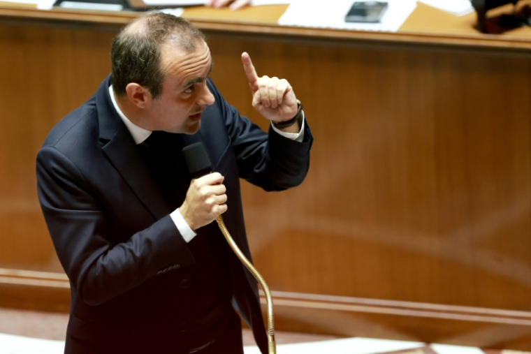 Le Premier ministre Sébastien Lecornu lors d'une séance de questions au gouvernement à l'Assemblée nationale, le 20 octobre 2026 à Paris ( AFP / Kenzo TRIBOUILLARD )