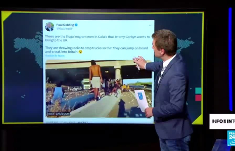 L'extrême-droite "aimerait" que cette scène se déroule à Calais