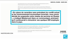 Sanctions contre la Russie : les cartes bancaires Visa et Mastercard russes suspendues à l'étranger