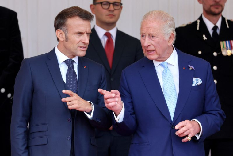 Visite du président français Macron en Grande-Bretagne