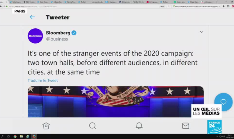 Les téléspectateurs américains doivent choisir entre Donald Trump et Joe Biden