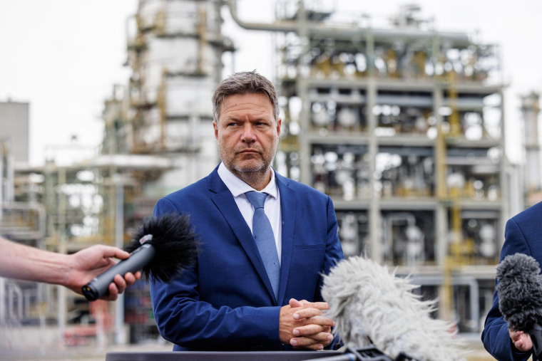 Le ministre allemand de l'Économie Robert Habeck. ( AFP / JENS SCHLUETER )