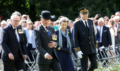 La princesse Anne au mémorial de Thiepval pour célébrer les 110 ans de la bataille de la Somme, le 1er juillet 2026 ( AFP / Francois LO PRESTI )