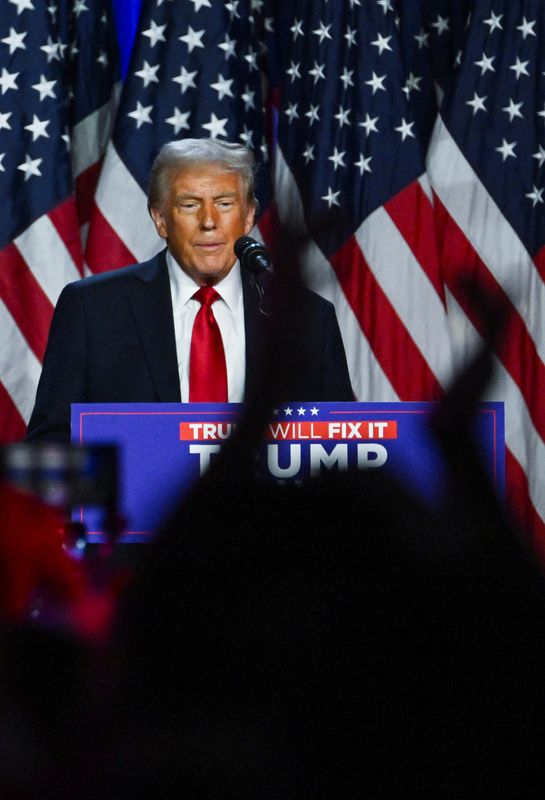 Élection présidentielle américaine de 2024, au Centre de convention du comté de Palm Beach, à West Palm Beach, en Floride