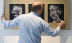 Tableau « Trois études pour un autoportrait » de Francis Bacon