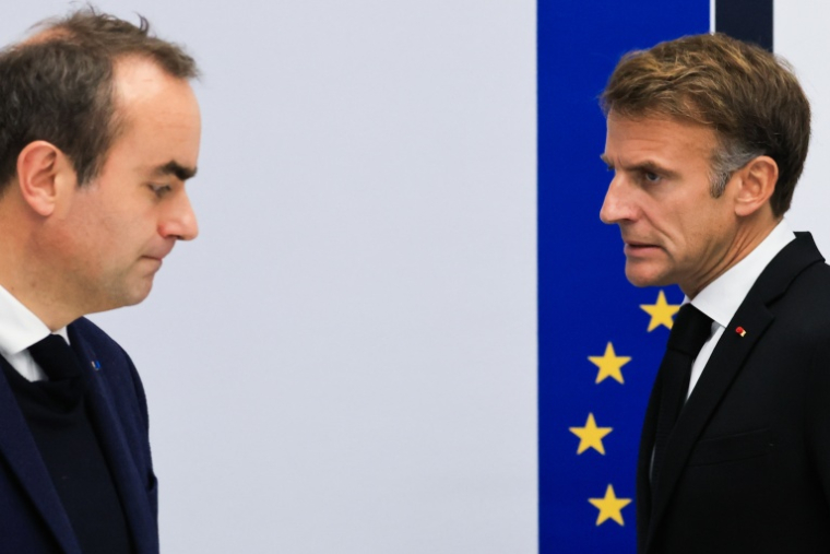 Le Premier ministre Sébastien Lecornu et le président Emmanuel Macron le 18 octobre 2026 à Paris ( POOL / Ludovic MARIN )