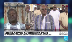 La président du Burkina Faso, Roch Kaboré, réélu pour un second mandat
