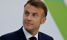 Le président français Emmanuel Macron à Paris