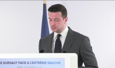 Mort de Quentin Deranque: Bardella accuse la Jeune Garde d'être le "bras armé de LFI"