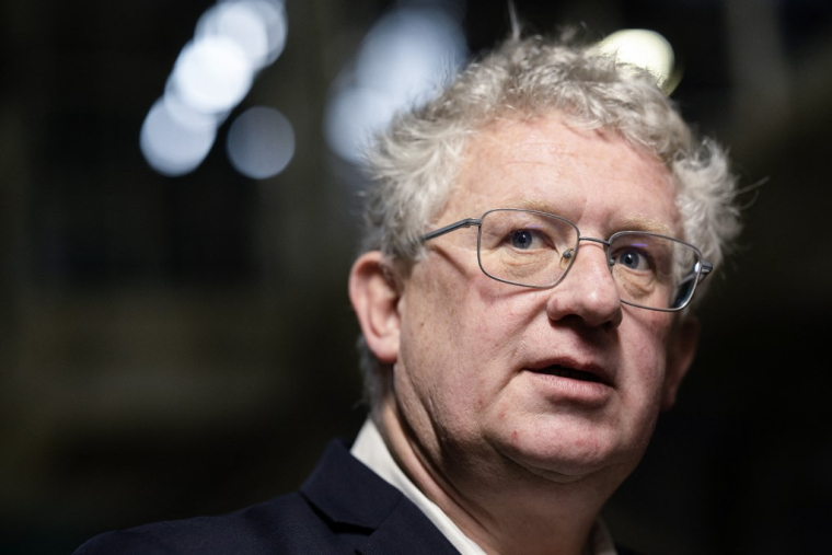 Jérôme Garnache-Creuillot à Caudan, le 14 mai 2025. ( AFP / FRED TANNEAU )