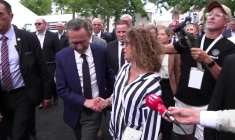 Présidentielle: Retailleau à la foire agricole de Châlons-en-Champagne