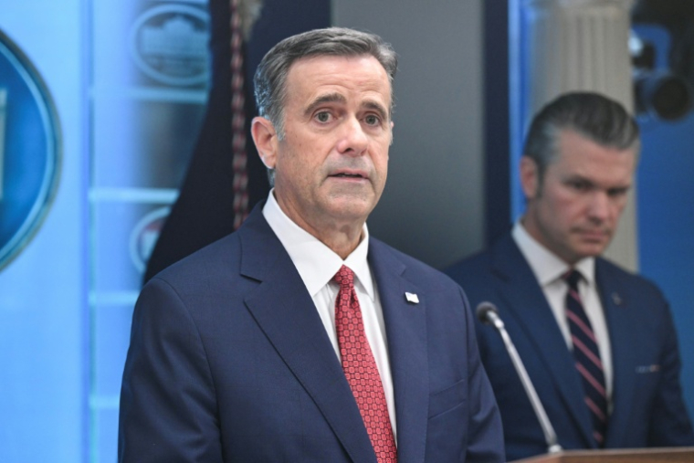 Le directeur de la CIA, John Ratcliffe, s'exprime à la Maison Blanche, le 6 avril 2026 à Washington ( AFP / SAUL LOEB )
