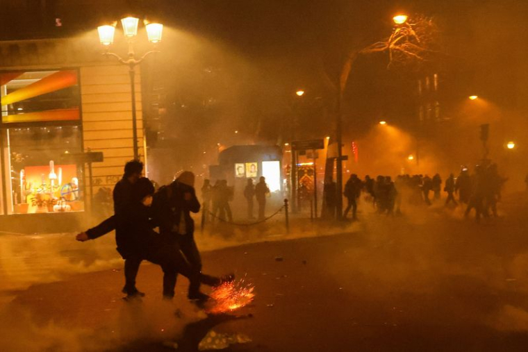 Neuvième jour de grève nationale et de protestation en France contre la réforme des retraites