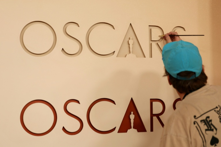 Préparations pour la cérémonie des Oscars à Hollywood, Californie, le 13 mars 2026 ( AFP / ANGELA WEISS )