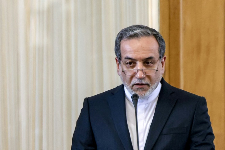 Le chef de la diplomatie iranienne, Abbas Araghchi, le 25 février 2025 à Téhéran ( AFP / ATTA KENARE )