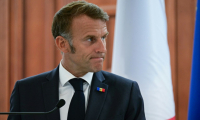 Le président de la République Emmanuel Macron le 27 août 2025, à Chisinau, en Moldavie ( AFP / Daniel MIHAILESCU )