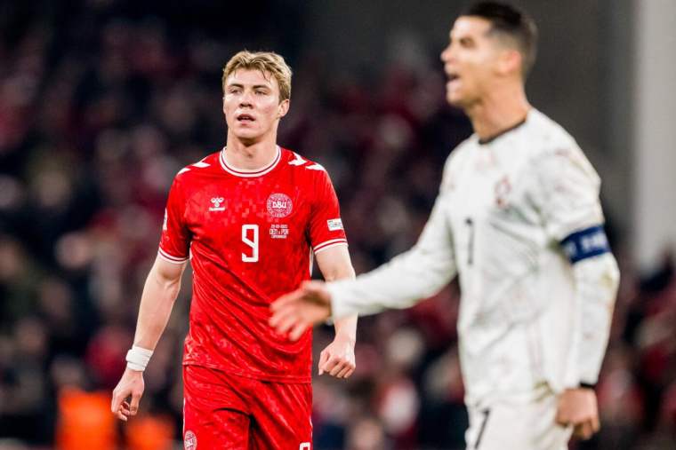 Cristiano Ronaldo « honoré » par l’imitation de Rasmus Højlund