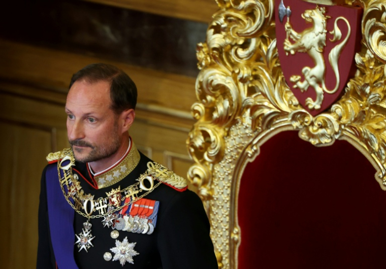 Le roi de Norvège Haakon VIII après sa prestation de serment devant le parlement à Oslo, le 1er septembre 2026 ( AFP / Odd ANDERSEN )
