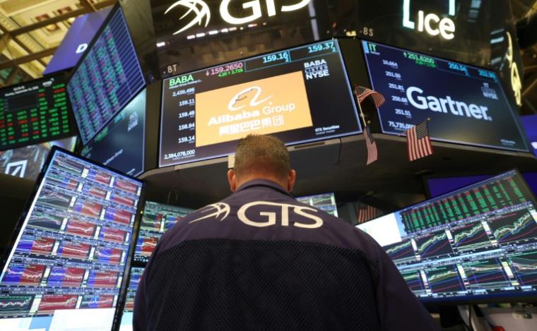 Un opérateur à la Bourse de New York, le 15 septembre 2025 ( AFP / TIMOTHY A. CLARY )