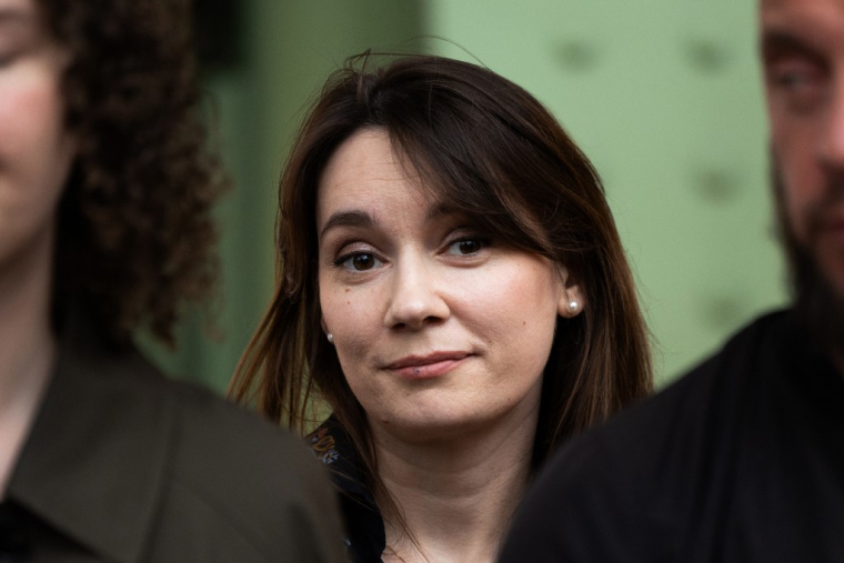 Xenia Fedorova à Paris, le 12 avril 2025. ( AFP / XAVIER GALIANA )