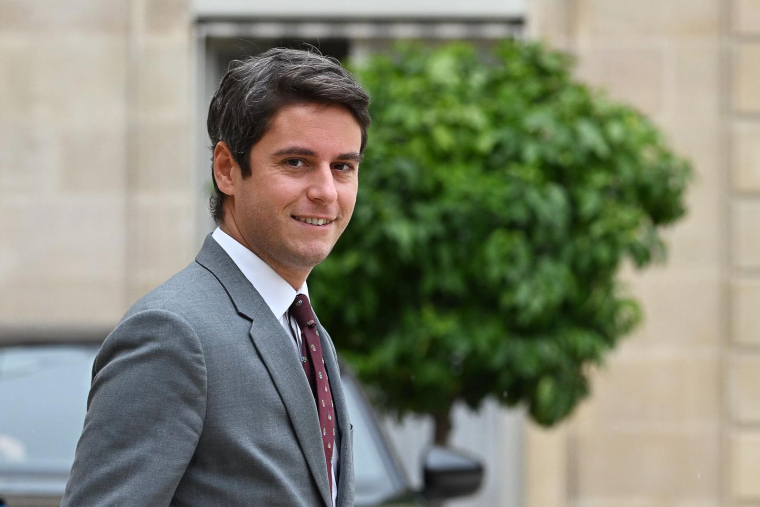 Gabriel Attal, ministre de l'Action et des Comptes publics, le 26 novembre à Paris. ( AFP / EMMANUEL DUNAND )