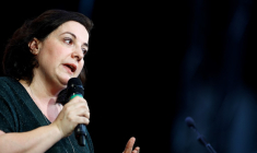 Emmanuelle Cosse, à Paris, en juin 2021 ( AFP / SAMEER AL-DOUMY )