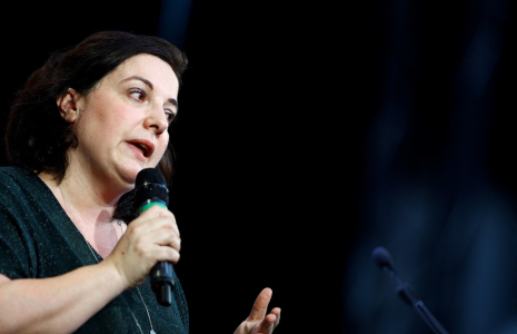 Emmanuelle Cosse, à Paris, en juin 2021 ( AFP / SAMEER AL-DOUMY )