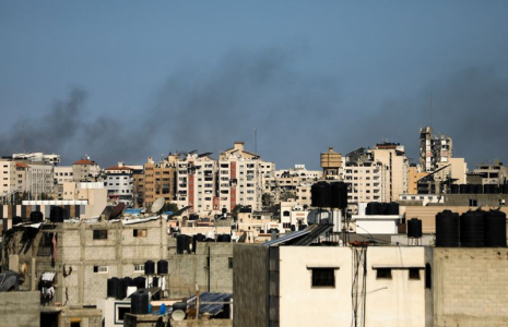 Raid israélien sur l'hôpital Al Chifa et ses environs, dans la ville de Gaza