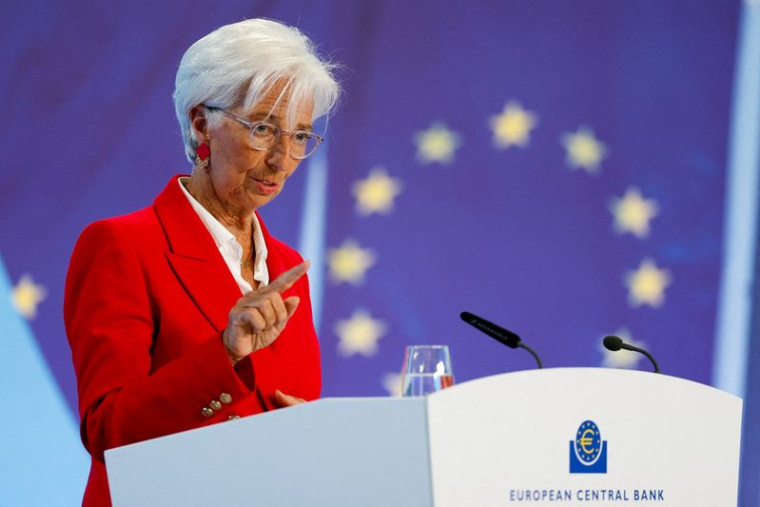 La présidente de la Banque centrale européenne (BCE) Christine Lagarde