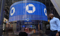 Une agence de la Chase Bank à Manhattan, New York