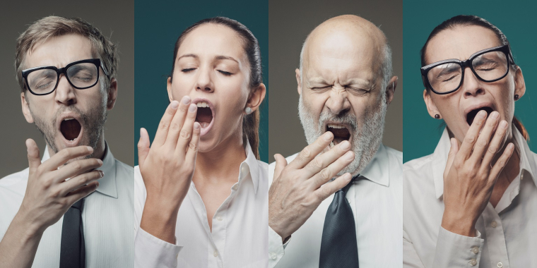 Il apparaît que l'empathie jouerait un rôle clef dans la susceptibilité à la contagion du bâillement. (crédit : Adobe Stock)