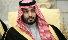 Le prince héritier saoudien Mohammed ben Salmane à Washington le 18 novembre 2025 ( AFP / Brendan SMIALOWSKI )