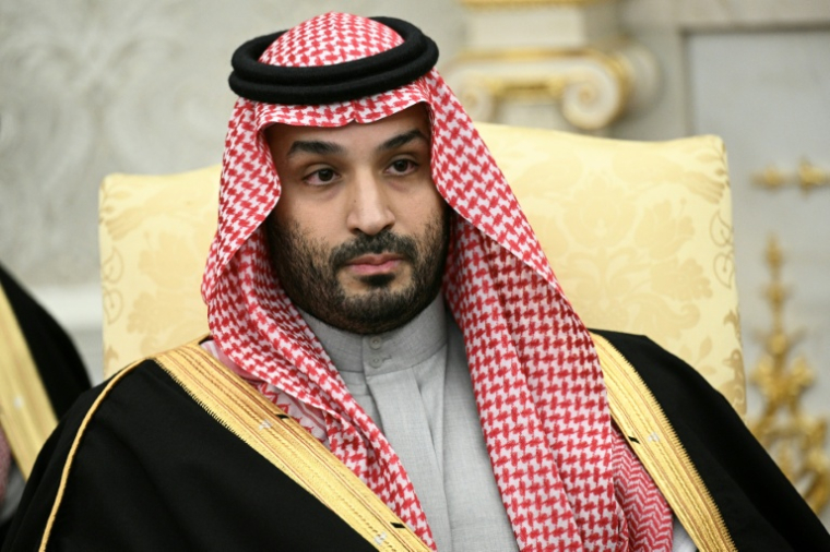 Le prince héritier saoudien Mohammed ben Salmane à Washington le 18 novembre 2025 ( AFP / Brendan SMIALOWSKI )